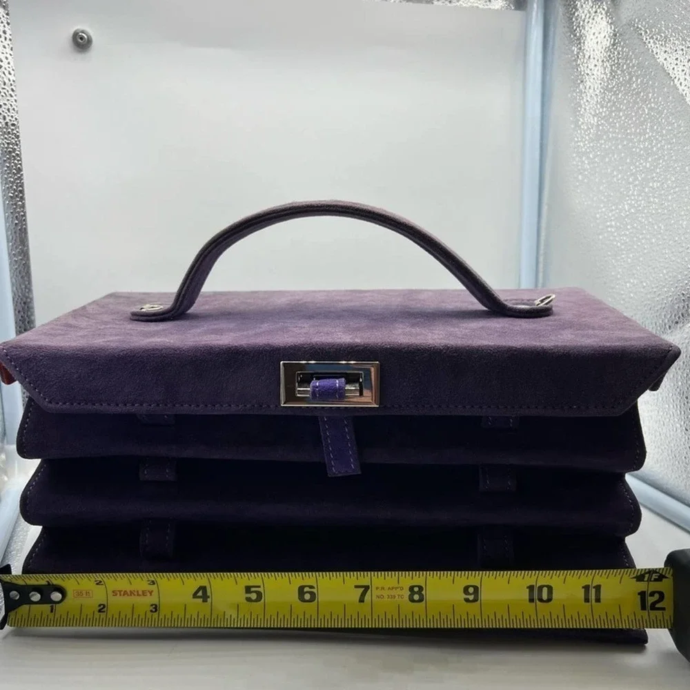 HESTER VAN EEGHEN women’s purple accordion limited edition purse from Amsterdam - Picture 10 of 16